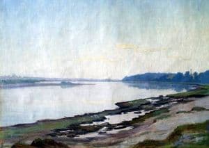 A. Žmuidzinavičius. Nemunas ties Jurbarku. 1931